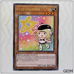 Star Drawing - GEIM-EN039 - Rare 1st Edition Yugioh - Image 1