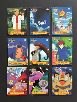1999 Pokemon Cards TV Animation Series 1 Complete 9 card Puzzle Set (MP) - Image 3