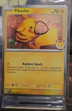 Pikachu (Pokemon Day 2026) 051/162 Miscellaneous Cards & Products Holo SWIRL - Image 1