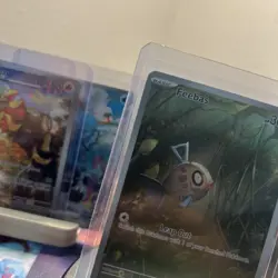 Pokemon TCG Feebas Holo Card 198/191 Sv08: Surging Sparks Illustration Rare NM - Image 2