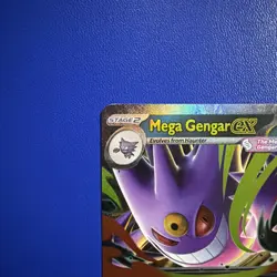 🔥 Mega Gengar ex 056/094 Phantasmal Flames - NEAR MINT Double Rare Pokemon Card - Image 3