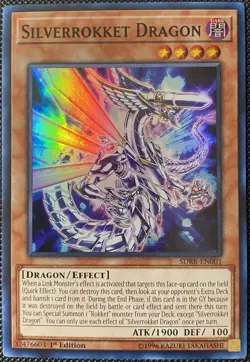 Silverrokket Dragon SDRR-EN001 Rokket Revolt 1st Edition - Yugioh Card - Image 1