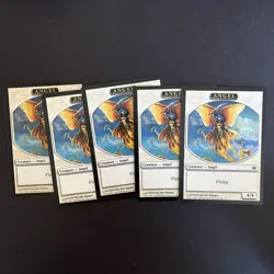 MTG 5x Angel Token - Conflux - Magic: The Gathering - Image 1