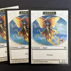 MTG 5x Angel Token - Conflux - Magic: The Gathering - Image 2