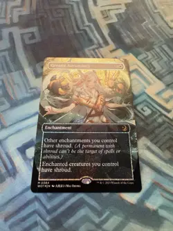 MTG Confetti Foil Greater Auramancy Anime Borderless EX/LP- Wilds of Eldraine - Image 3