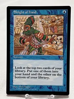 Sleight of Hand - Portal Second Age ~LP~ Magic The Gathering MTG - Image 1