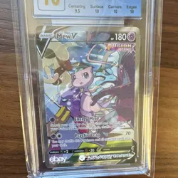 Pokemon Mew V Full Art Ultra Rare Holo Swsh08 Fusion Strike #251/264 10 PRISTINE - Image 3