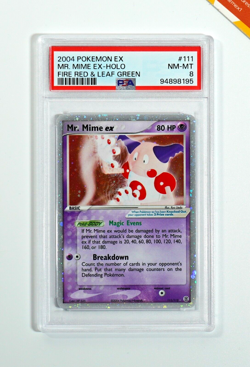 Pokemon PSA 8 Mr. Mime Ex #111 Holo EX FireRed & LeafGreen 2004 English - Image 1