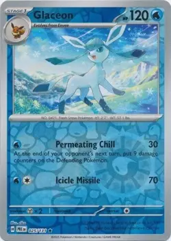 Glaceon 025/131 Reverse Holo Rare Prismatic Evolutions | NM/MT | Pokemon TCG - Image 1