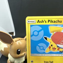 Pokemon TCG Ash's Pikachu SM114 Black Star Promo 2017 - Image 2