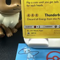 Pokemon TCG Ash's Pikachu SM114 Black Star Promo 2017 - Image 4