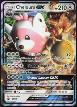 Carte Pokemon Chelours-GX SM34 Promo SM Francais - Image 1