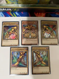 Exodia the Forbidden One- 5 card lot / set- YGLD- unlimited - Image 1