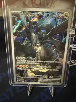 N’s Zekrom 031 Pokemon Card Black Star Promo Holo Ascended Heroes - Image 1