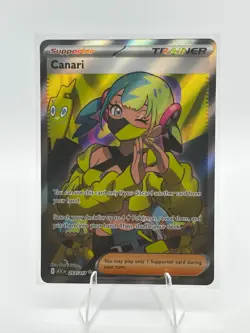 Pokemon TCG Canari ASC 257/217 Full Art Holo Ultra Rare Trainer-Supporter Card - Image 1