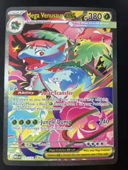 Pokemon TCG Mega Venusaur EX Card 177/132 English - Image 1