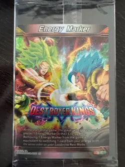 Dragon Ball Super Cards - Energy Marker, Destroyer Kings M-19 Seal Pack - BT28 - Image 1