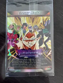 Dragon Ball Super Cards - Energy Marker, Malicious Warfare M-21 Seal Pack - BT28 - Image 1