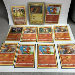 Pokemon TCG Charmander 11 Card Lot - Image 1