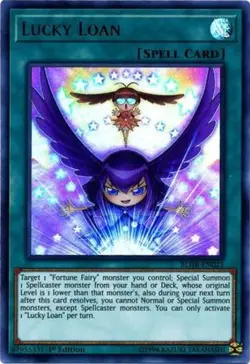 Lucky Loan - BLHR-EN022 - Ultra Rare - 1st Edition Near Mint Yugioh Card - Image 1