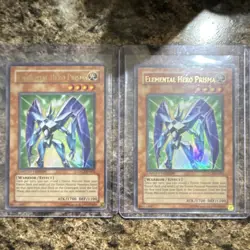 Konami Yu-Gi-Oh! TCG Elemental Hero Prisma 2 Card Lot Limited Edition - Image 1