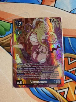 BT24-040 Venusmon Alternate Art Time Stranger Digimon Card Game x1 - Image 1
