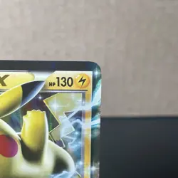 2016 Pikachu EX XY174 XY Black Star Promo Holo Ultra Rare Pokemon TCG Card LP/MP - Image 2