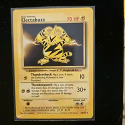 Electabuzz 020/102 Base Set Regular Pokemon Card - Image 1