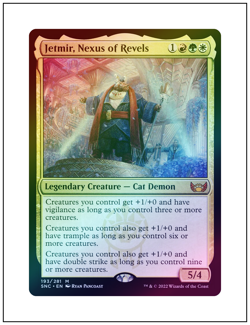1x Jetmir, Nexus of Revels, Foil, Magic the Gathering MTG NM - Image 1