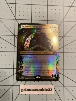 MTG Professor Dellian Fel (Borderless) M Secrets of Strixhaven 283 Foil NM - Image 1