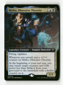 Mirko, Obsessive Theorist - #316 - Non Foil - MTG - Near Mint - Image 1