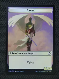 Angel Foil Token - Mtg Forgotten Realms #1F3 - Image 1