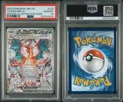 2023 POKEMON OBF EN-OBSIDIAN FLAMES | SIR CHARIZARD EX 223 PSA 10 - Image 3