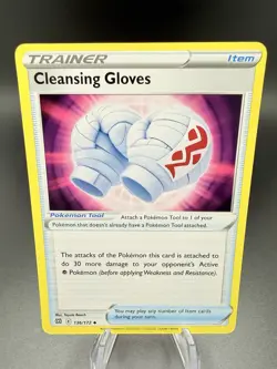 Pokemon TCG - Cleansing Gloves 136/172 - Brilliant Stars 2022 - Image 1