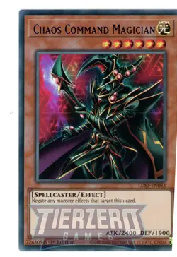Yugioh Chaos Command Magician LDS3-EN083 Blue Ultra Rare Near Mint 1st Edition - Image 1