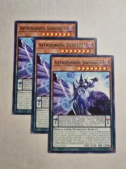 Yugioh x3 Astrograph Sorcerer TAMA-EN040 Rare 1st Edition - Image 1