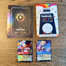 2026 Epcot Festival Of Arts Disney TCG LORCANA Repunzel Donald - Image 1