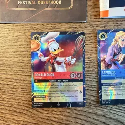 2026 Epcot Festival Of Arts Disney TCG LORCANA Repunzel Donald - Image 2