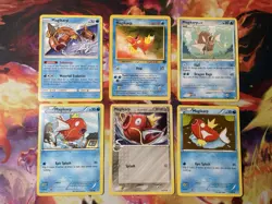 6x Magikarp Card Bundle Lot MP-LP 1999-2017 Pokemon TCG - Image 1