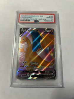 Charizard V SWSH050 SWSH: Sword & Shield Promo Cards Holo PSA 10 - Image 1