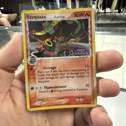 Rayquaza 26/110 Pokemon EX Holon Phantoms Reverse Holo HP TCG CARD - Image 1