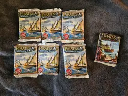 Pirates Of The Barbary Coast Cards (6 Packs) & Mysterious Islands (1 Pack)*READ* - Image 1