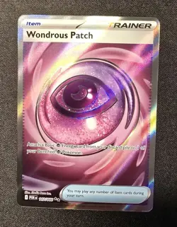 Pokemon TCG Wondrous Patch 117/088 Holo Trainer Item Card POR - Image 1