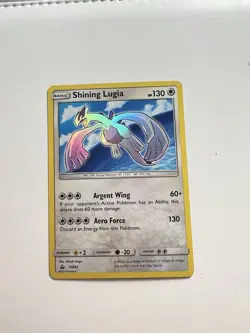 Pokemon TCG Shining Lugia SM82 Promo Holo Card Near Mint Condition - Image 1