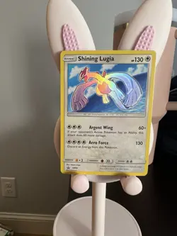 Pokemon TCG Shining Lugia SM82 Promo Holo Card Near Mint Condition - Image 5