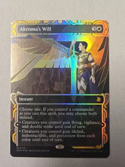 MTG: Akroma's Will - Secrets of Strixhaven (Mystical Archives) FOIL Near Mint - Image 1