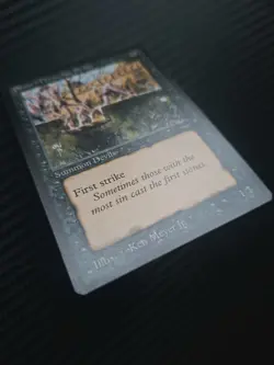 MTG Arabian Nights 🌙 Stone-Throwing Devjls. Light Mana Symbol, NM 1993 - Image 4