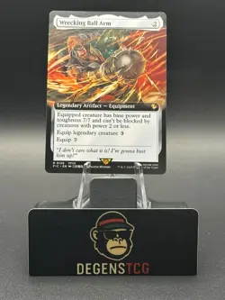 Wrecking Ball Arm 0128 Extended Art R MTG Commander Final Fantasy English MTG - Image 1