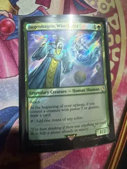 MTG: Bugenhagen, Wise Elder (Surge Foil) Commander: Final Fantasy Foil LP - Image 1