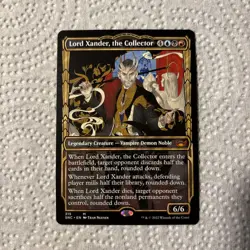 LORD XANDER, THE COLLECTOR Mint Showcase STREETS OF NEW CAPENNA MTG MYTHIC SNC - Image 1